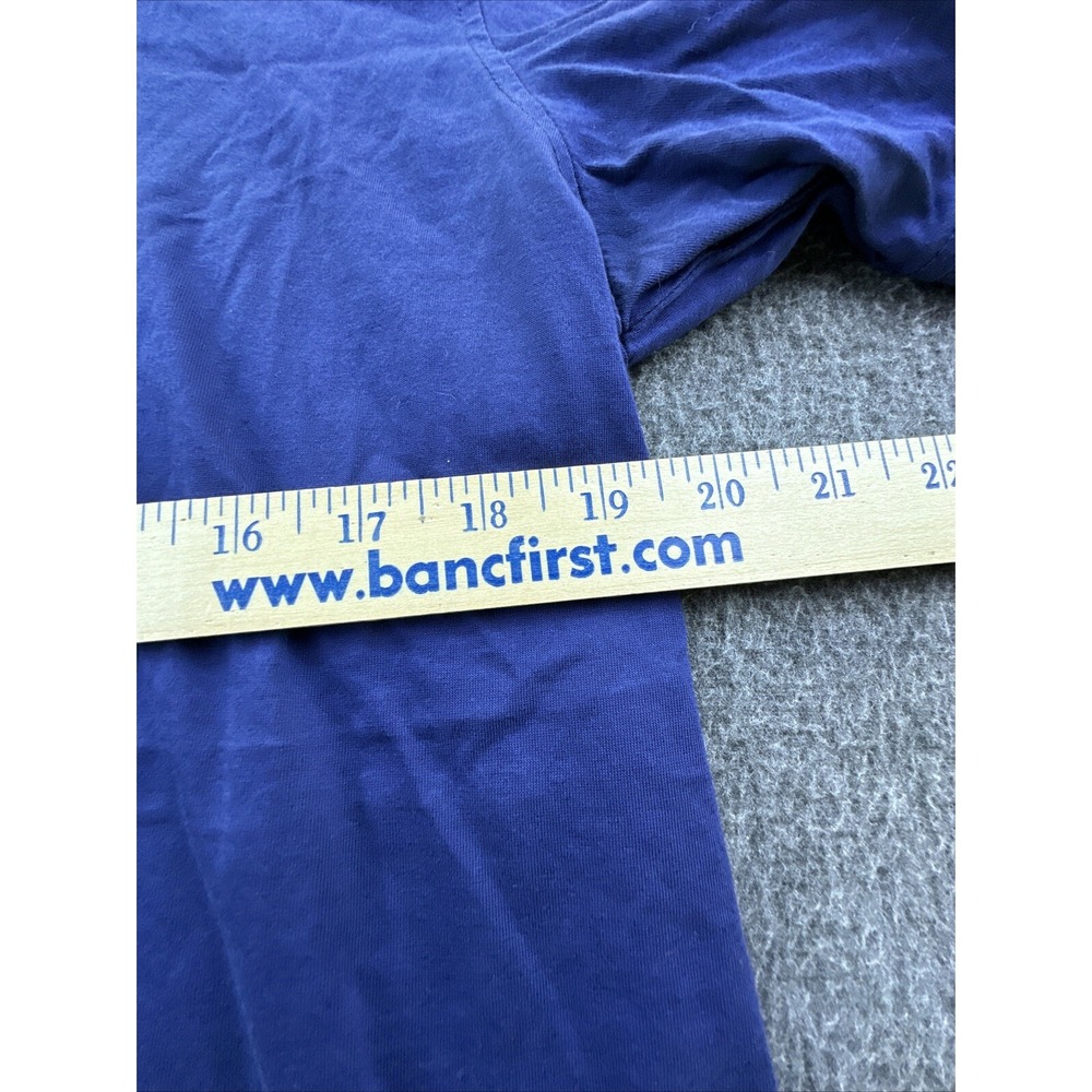 Robert Graham Polo Mens Large Navy Blue Short Sleeve Shirt‎ Lightweight Logo - Picture 6 of 11
